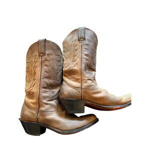 Durango Brown‎ Leather Women’s Western Cowboy Boots Size 6M